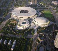 杭州国际体育中心 - 现代建筑封面图