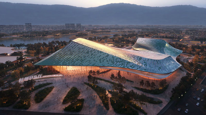 杭州未来国际演艺中心 - 现代建筑封面图